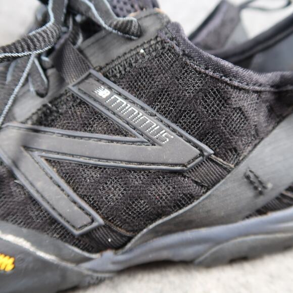 New Balance Shoes Womens 9 Minimus Trail Running Sneakers Vibram Athletic Black - Picture 6 of 15